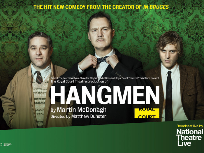 National Theatre Live, Vue Entertainment and Sony Digital Cinema 4K confirm Hangmen is next production to get the 4K treatment